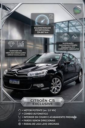 CITROËN C5 2.0 MPFI EXCLUSIVE 16V GASOLINA 4P AUTOMÁTICO CITROËN C5 2.0 MPFI EXCLUSIVE 16V GASOLINA 4P AUTOMÁTICO